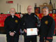 The Chuang Li Jer, Co Lau with his 4th Degree certificate & The Shi Gong